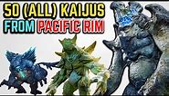 50 (All) Giant And Monsterous Kaijus - Explored - Backstories And Powers!