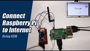 How to Connect Raspberry Pi to the Internet without using Ethernet or Wi-Fi