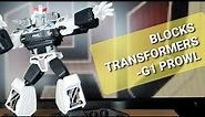 G1 PROWL - BLOKS TRANSFORMERS - Model Kit Experience
