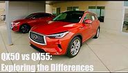 INFINITI QX55 vs. INFINITI QX50 Explaining the Differences