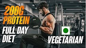 Vegetarian Diet Plan | Full day High Protein Vegetarian diet for muscle gain