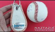 HOW to MAKE BASEBALL KEY CHAIN from a REAL BASEBALL - DIY Tutorial by Naztazia