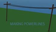 [Roblox Studio] How to make a power line fast and easy.