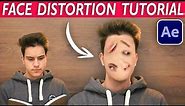 How to Create FACE DISTORTION EFFECT - After Effects VFX Tutorial