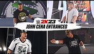 WWE 2K23: All John Cena Entrances in Classic Arenas!