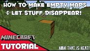 How To Get Empty Maps & HIDE STUFF! [Minecraft]