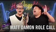 Matt Damon Acts Out His Film Career w/ James Corden