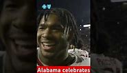 HEY TIGERS!!! Alabama celebrates after epic Iron Bowl win over Auburn