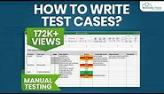 LIVE PROOF 🔴: How to Write Test Cases in Manual Testing with Example - Complete Tutorial