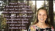 1 Peter 4:7-8 KJV - Scripture Songs