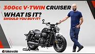 New 300cc V-TWIN Cruiser | Harley Davidson Connection? | Keeway V302C Review | BikeWale