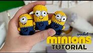 Amigurumi Minion Crochet | How to crochet Little Minions - Keychain
