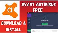How To Download And Install Avast Free Antivirus On windows - 7/8/10/11 | Best Free Antivirus (2023)