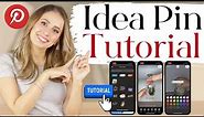 How to use Pinterest Idea Pins (Tutorial) // PHONE + DESKTOP // How to Create Pins on Pinterest