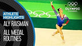 Aly Raisman 🇺🇸 All Medal Routines | Athlete Highlights