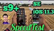iPhone SE Vs Galaxy S9 Plus Speedtest