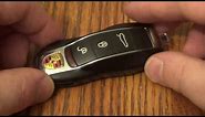DIY Porsche - How to change SmartKey Key fob Battery on Panamera Cayenne Macan