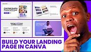 Here is How to Design Your Own Landing Page Website with Canva