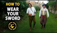 How to wear YOUR sword