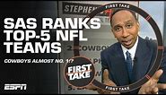 THE LIST IS FLUID 🤷‍♂️ Stephen's A-List ranks top-5 NFL teams from Week 1 | First Take