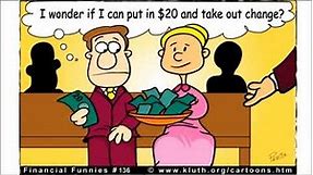 Church Cartoons - Financial Funnies by Brian Kluth