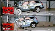 Crash Test 40mph VS 56mph - How Speed Affects the Severity of Crashes