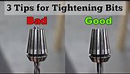 Tightening Bits and Collets | How to Use Your CNC Correctly