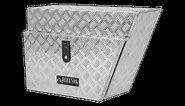 Rhino 700 x 430 x 250 Aluminium Checkerplate Right Hand Undertray Toolbox