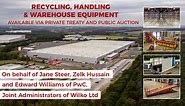 Recycling, Handling & Warehouse Equipment Auction