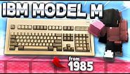 Using One of the OLDEST Keyboards for Bedwars! (IBM Model M)