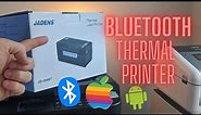 Jaden Bluetooth Thermal Printer Unboxing and Setup