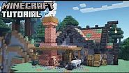 Minecraft - Blacksmith Workshop & House Tutorial (How to Build)