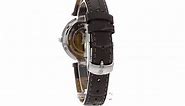 Burgmeister Women's Quartz Watch with Leather Calfskin Strap, Grey, 14 (Model: BM336-190)