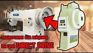 Motor direct drive para máquina reta industrial