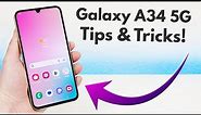 Samsung Galaxy A34 5G - Tips and Tricks! (Hidden Features)