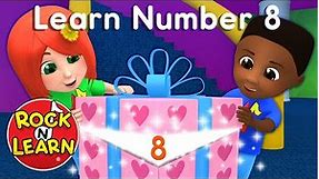 Learn About the Number 8 | Number of the Day: 8 | Learn Eight with Manipulatives | Rock 'N Learn