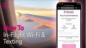 How to Use T-Mobile's Free In-flight Wi-Fi | T-Mobile