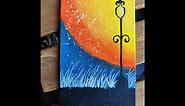 Canvas with Acrylics on 4x6 size - Beginners Guide | Eswari Art | Session - 2