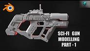 Blender - Sci-fi Gun Modelling - Part 1