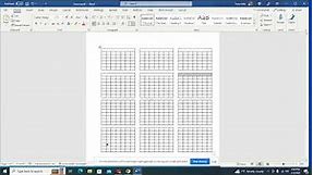 How to create a Year at a Glance Planner Calendar in Word