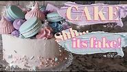 FAKE CAKE DIY TUTORIAL!