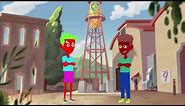 Reivaj and Leinad Destroy The Animaniacs Water Tower/Grounded Big Time!
