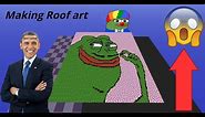 How to Make Roof art / Pixel Art