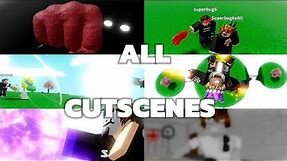 ALL CUTSCENES & ANIMATIONS in Slap Battles