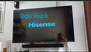 Hisense LED tv Logo stuck