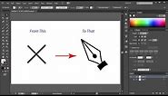 How to Change the Pen Tool Cursor from a Cross Back to Normal in Adobe Illustrator - Quick Tips