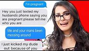 "IM PREGNANT" WRONG PERSON TEXT PRANK