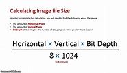Calculations Image File Size