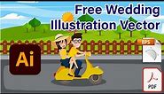 36 Free Wedding illustration vector | Free Wedding Graphics