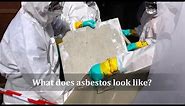 What does asbestos look like?